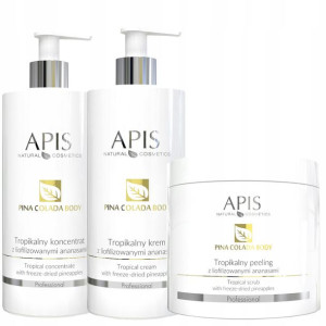 APIS Pina Colada Tropikalny ZESTAW antycellulitowy