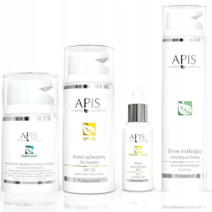 APIS KWAS ASKORBINOWY 40% neutralizator maska SPF
