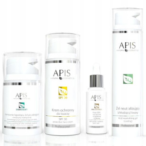 APIS KWAS AML 30% neutralizator maska zestaw SPF