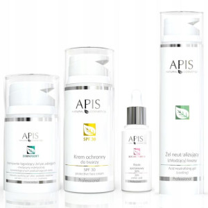 APIS KWAS Azelainowy 30% neutralizator maska SPF