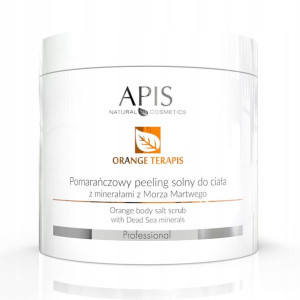 APIS Orange pomarańczowy peeling solny do ciała