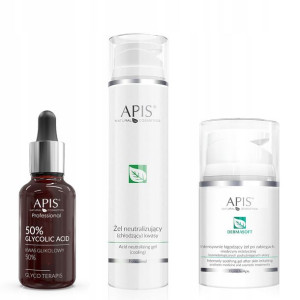 APIS KWAS Glikolowy 50% Dermasoft zmarszczki plamy