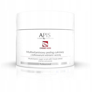 APIS Cherry Kiss peeling cukrowy wiśniami wrażliwa