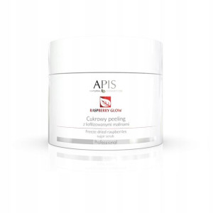 APIS Raspberry Glow cukrowy peeling malinami 220g