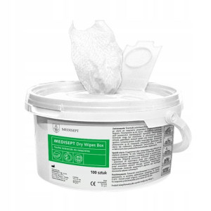 MEDISEPT DRY WIPES suche ściereczki do nasączania