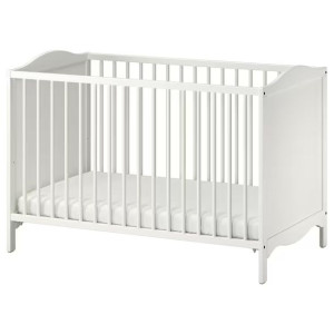 IKEA SMAGORA Łóżko dziecięce biały 60x120 cm