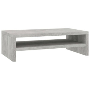 Podstawka pod monitor, kolor betonowy szary, 42x24x13 cm