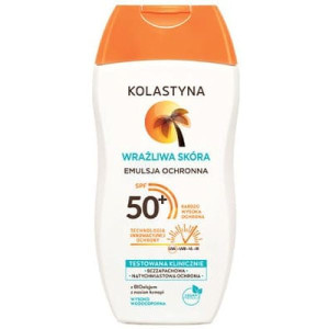 Kolastyna Wrażliwa Skóra, wodoodporna emulsja do odpalania, SPF 50+, 150 ml