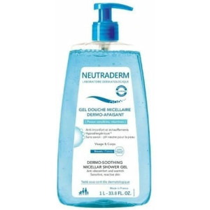 Neutraderm Dermo, micelarny łagodzący żel pod prysznic, 1000 ml
