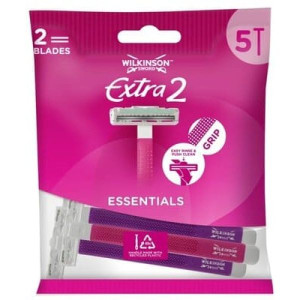 Wilkinson Sword Extra2 Essentials, jednorazowe maszynki dla kobiet, 5 szt.