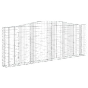 Łukowaty kosz gabionowy 400x30x140/160 cm, galwanizowane żelazo