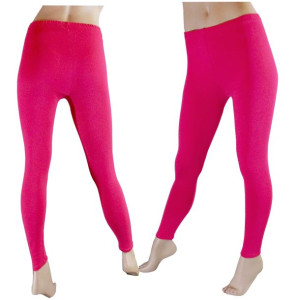 Legginsy getry długie różowe XL bawełniane