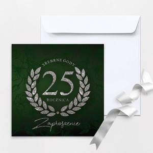 Zaproszenia na 25 lecie ślubu zaproszenie rocznica