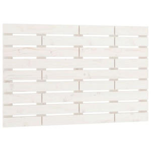 Wezgłowie łóżka, białe, 106x3x63 cm, lite drewno sosnowe