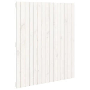 Wezgłowie łóżka, białe, 95,5x3x110 cm, lite drewno sosnowe