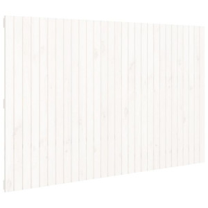Wezgłowie łóżka, białe, 185x3x110 cm, lite drewno sosnowe