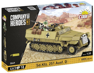 Cobi 3049 Company Of Heroes 3 Sd.kfz 251 Ausf.d