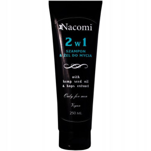Nacomi Żel pod prysznic szampon 2w1 MEN 250ml