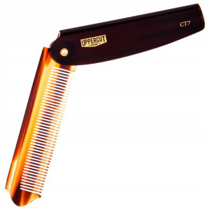Grzebień męski Uppercut CT7 TORTOISE FLIP COMB