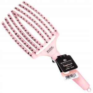 Olivia Garden Finger Brush Pastel Pink Large