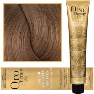 Fanola Oro Therapy Color Keratin Oro Puro 8,14