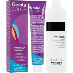 Fanola zestaw Farba Crema 100ml + Oxydant 300ml