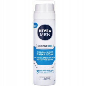 Nivea Men Sensitive Cool pianka do golenia 200ml
