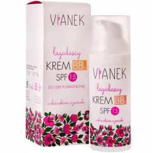 Vianek Łagodzący krem BB1 SPF 15 jasny 50ml