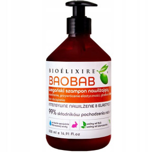 Bioelixire Vegan Baobab szampon do włosów 500 ml