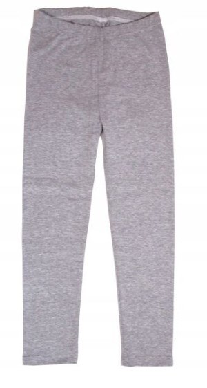Legginsy getry leginsy bawełniane 146 melanż długi