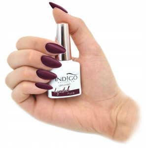 Indigo Lipstick Furia bordowy lakier hybrydowy