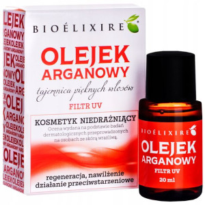 Olejek arganowy do włosów zniszczonych regeneruje