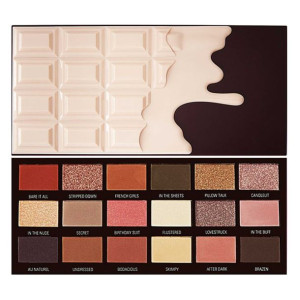 Makeup Revolution Chocolate Paletka cieni NUDE