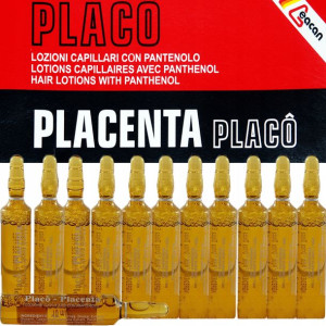 Placenta Placo 12x10ml Ampułki na POROST WŁOSÓW