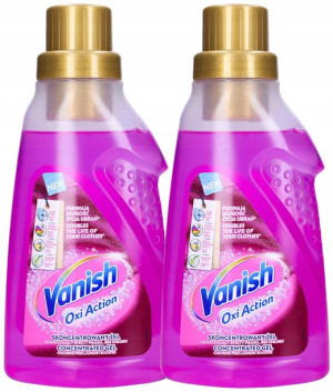Vanish Odplamiacz do kolorów w żelu 2x500 ml