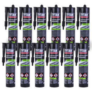 Uszczelniacz Dekarski Czarny 310ml Tytan