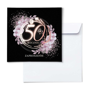 Zaproszenie na 50-lecie rocznice ślubu złote gody