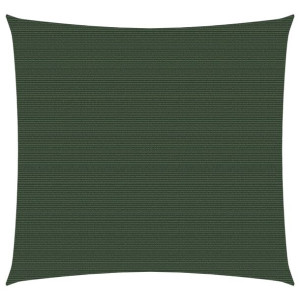 Żagiel przeciwsłoneczny 160 g/m², ciemnozielony, 4,5x4,5m, HDPE
