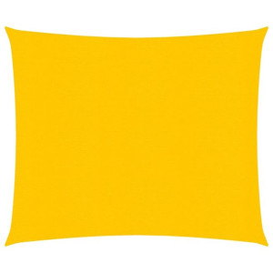 Żagiel przeciwsłoneczny, 160 g/m², żółty, 3,6x3,6 m, HDPE
