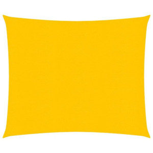 Żagiel przeciwsłoneczny, 160 g/m², żółty, 2x2 m, HDPE