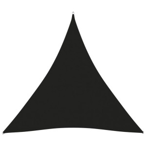 Trójkątny żagiel ogrodowy, tkanina Oxford, 3x3x3 m, czarny