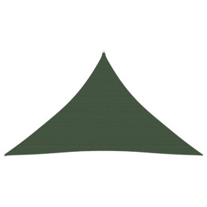 Żagiel przeciwsłoneczny 160 g/m² ciemnozielony, 3x3x4,2 m, HDPE