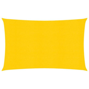 Żagiel przeciwsłoneczny, 160 g/m², żółty, 2x4 m, HDPE