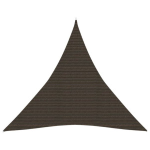 Żagiel przeciwsłoneczny, 160 g/m², brązowy, 4,5x4,5x4,5 m