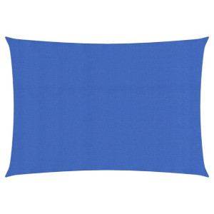 Żagiel przeciwsłoneczny, 160 g/m², niebieski, 2,5x4,5 m, HDPE