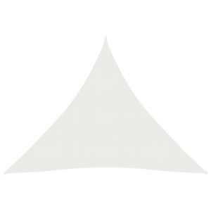 Żagiel przeciwsłoneczny, 160 g/m², biały, 6x6x6 m, HDPE