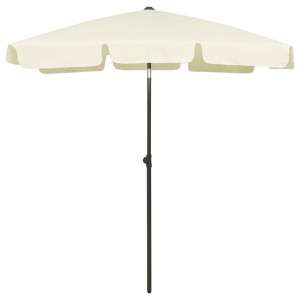 Parasol plażowy, piaskowy żółty, 180x120 cm