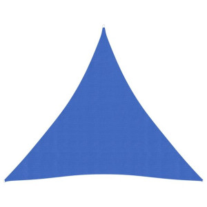 Żagiel przeciwsłoneczny, 160 g/m², niebieski, 4x4x4 m, HDPE
