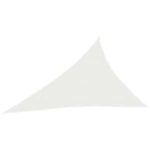 Żagiel przeciwsłoneczny, 160 g/m², biały, 4x5x6,8 m, HDPE
