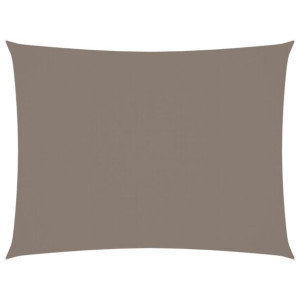 Prostokątny żagiel ogrodowy, tkanina Oxford, 2x3,5 m, taupe